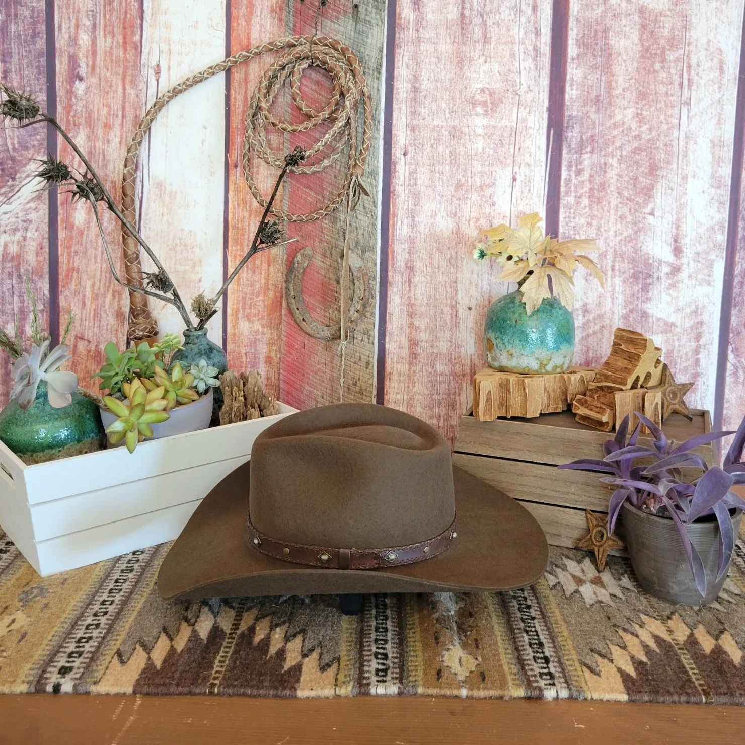 4X Buffalo Fur Felt the "Sunset Ride" by Stetson  SBSSRD-4134D4