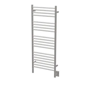 Amba DSP Jeeves Model D Straight 20 Bar Hardwired Towel Warmer in Polished