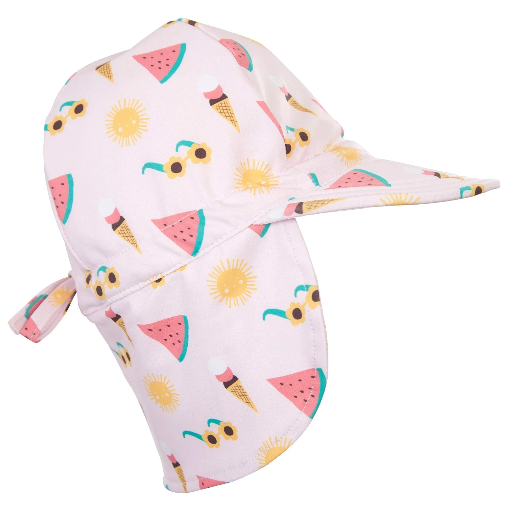 Beach Days Swim Flap Cap