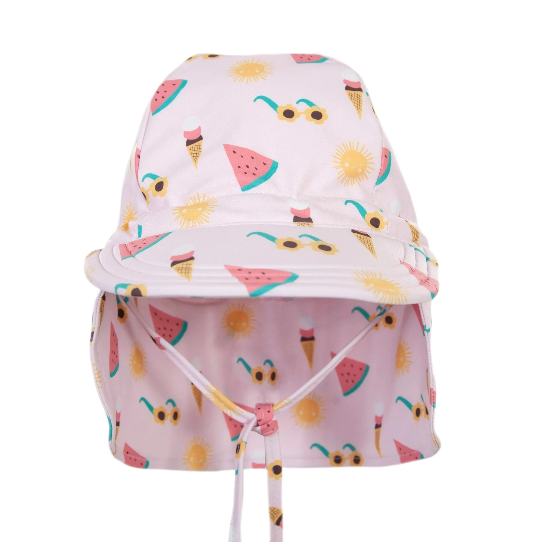 Beach Days Swim Flap Cap