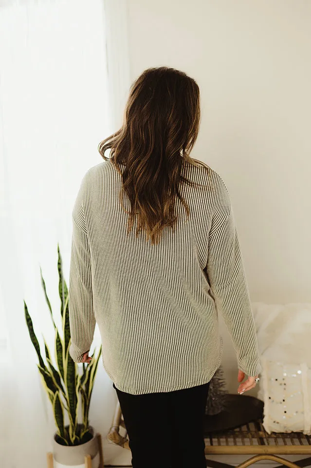 Button Down Stripe