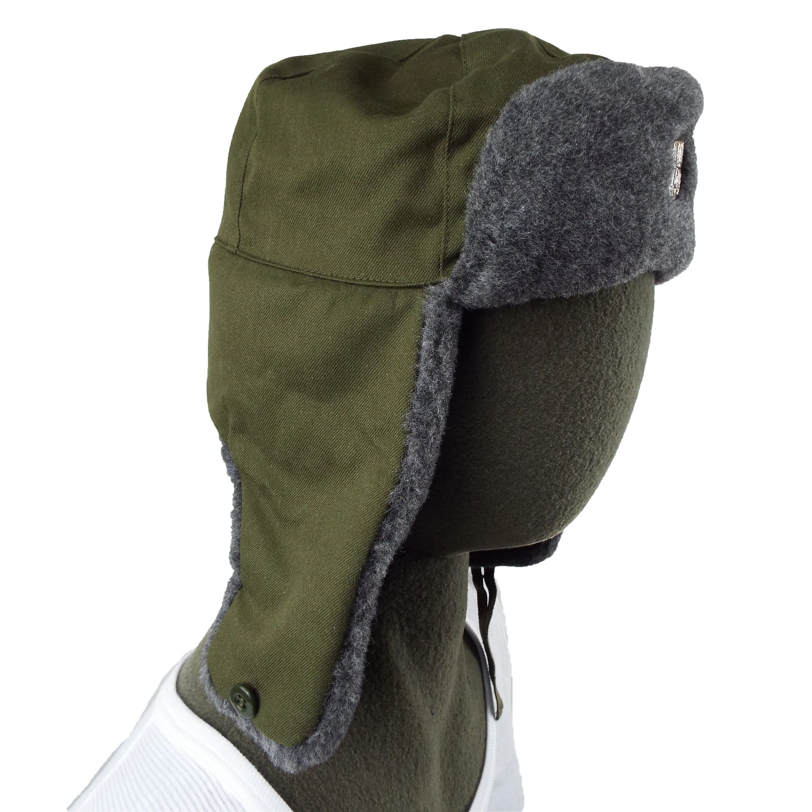 New Unissued Childrens Small Size Ushanka Czech Army Winter Hat