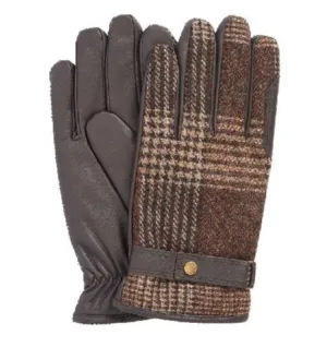 Deveron Tweed Gloves in Rustic Mix by Barbour