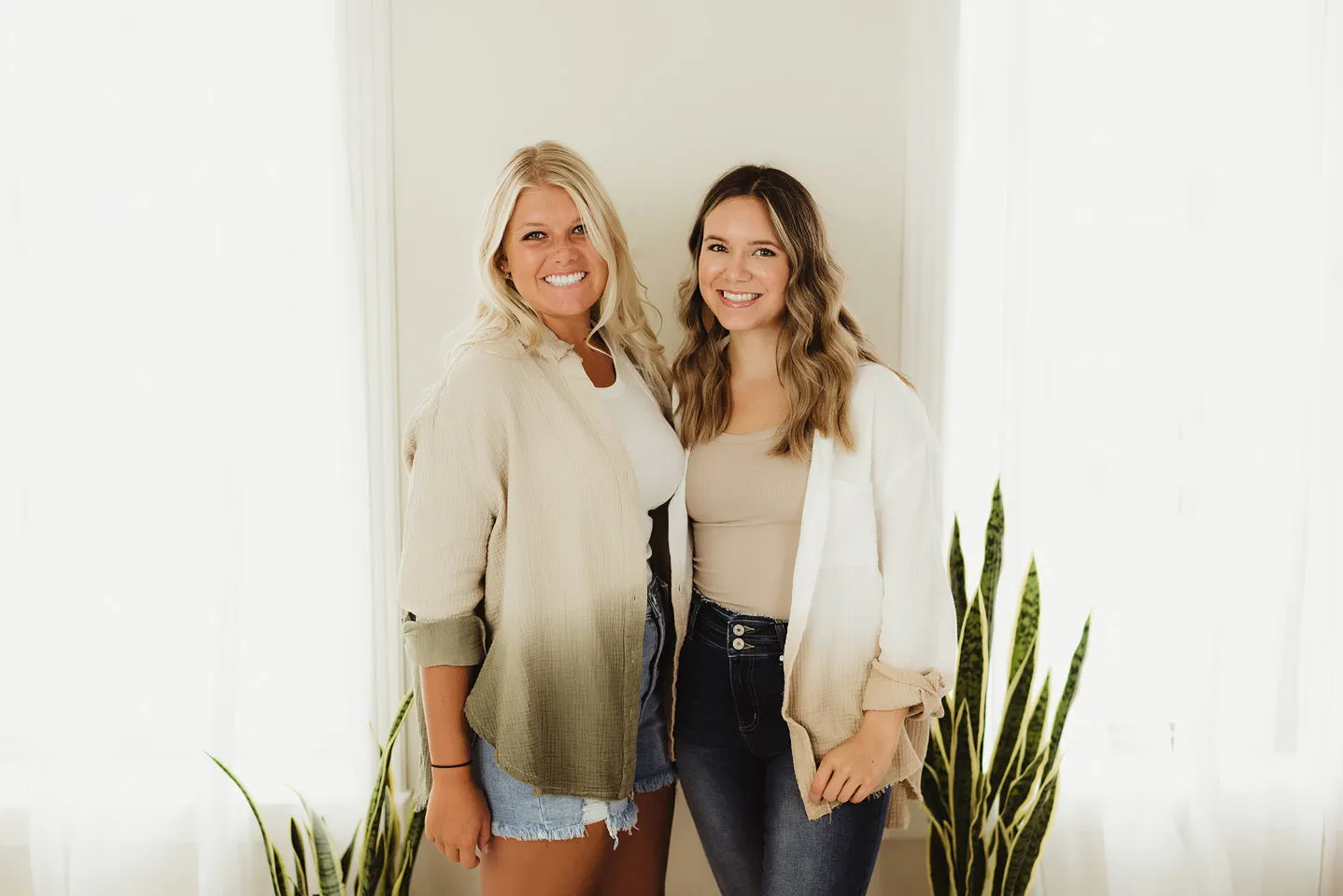 Dip Dye Button Down