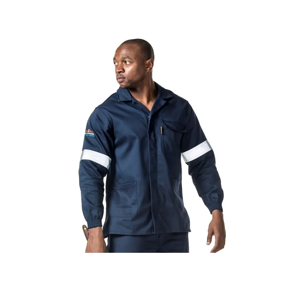 DROMEX CONTI JACKET NAVY FLAME & ACID WITH REFLECTIVE SIZE INCH-40