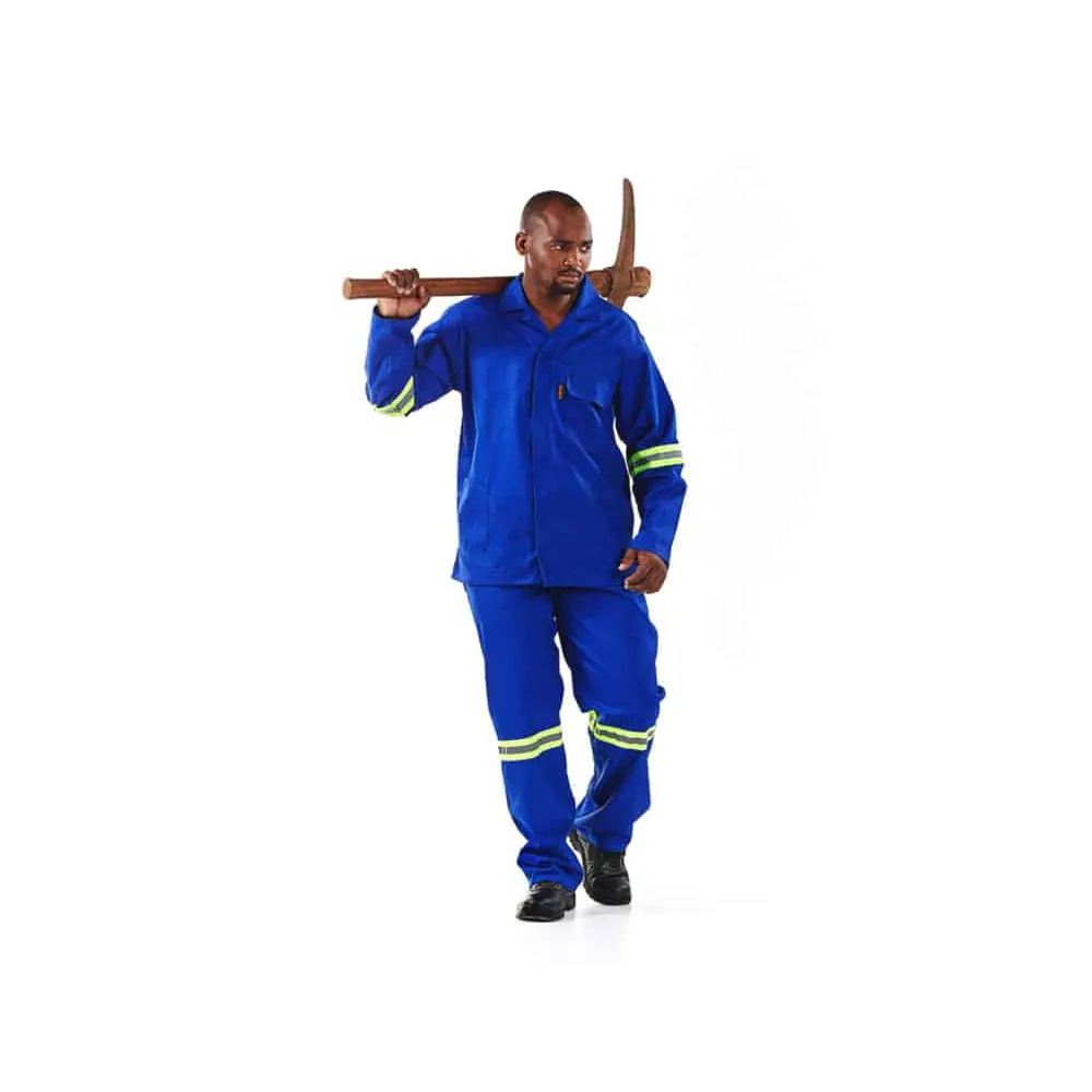 DROMEX D59 100% COTTON CONTI JACKET WITH REFL. COLOUR-ROYAL SIZE 36