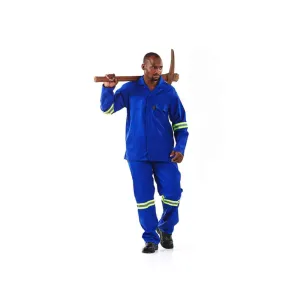 DROMEX D59 100% COTTON CONTI JACKET WITH REFL. COLOUR-ROYAL SIZE 36