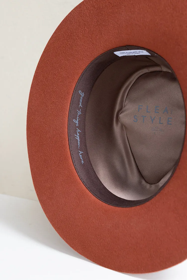 Flea Style Lenny Rust Short Brim Hat