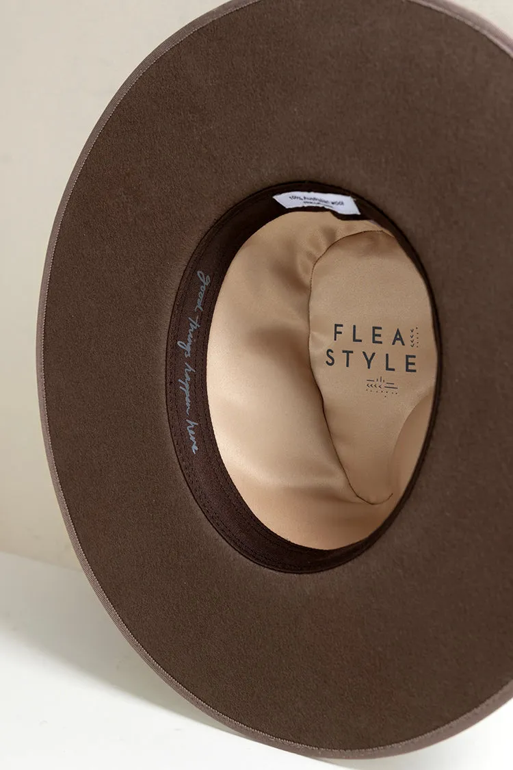 Flea Style Stevie Brown Wide Brim Hat