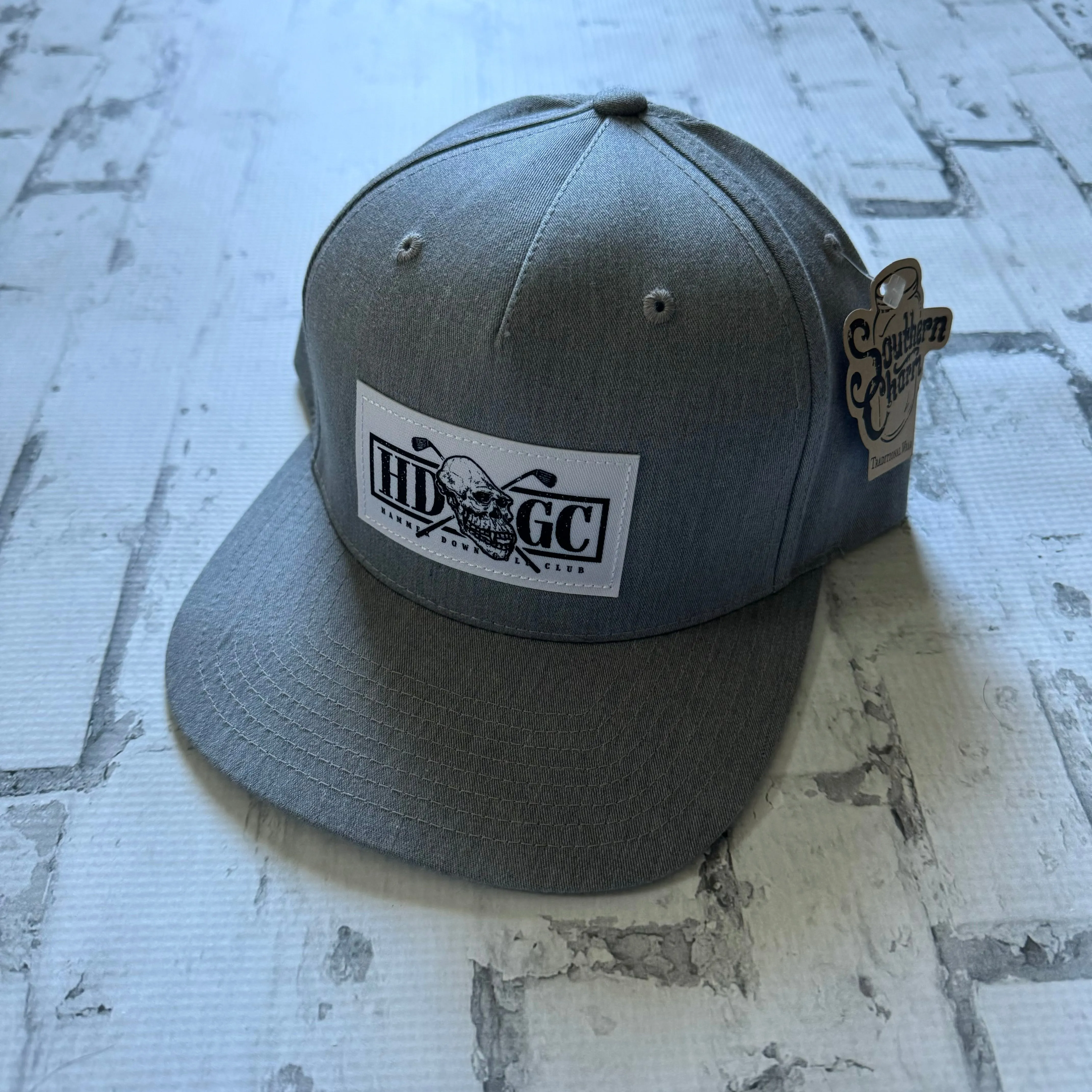 Hammer Down “Crossed Clubs" Hat - Heather Grey