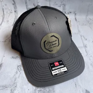 Hammer Down "Paint Swatch" Hat - Charcoal with Leather Patch