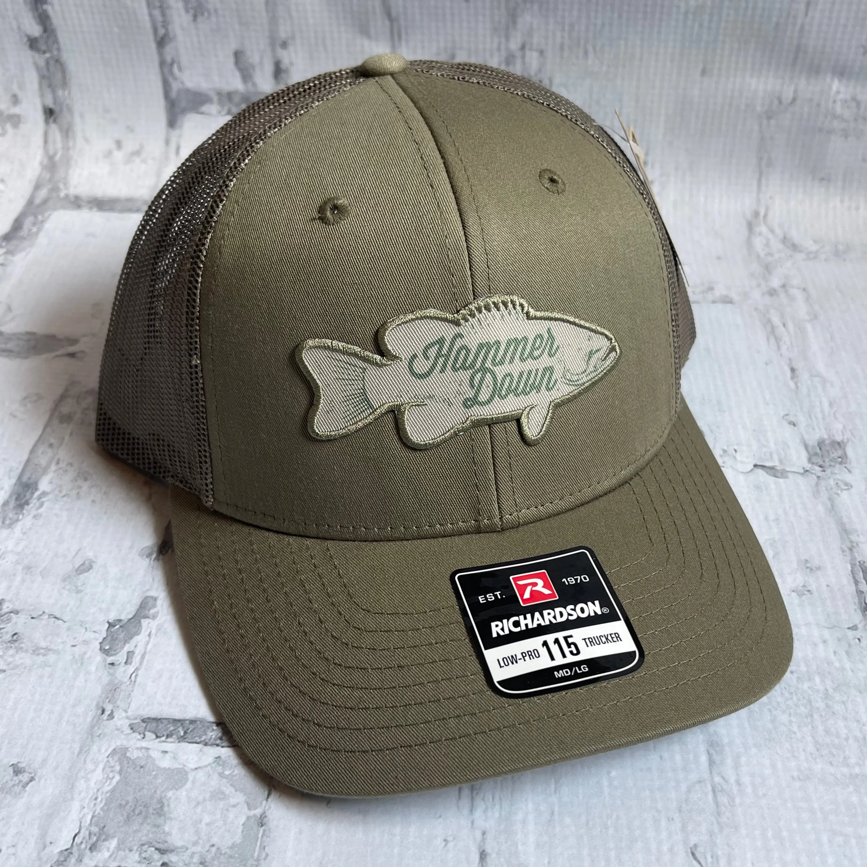 Hammer Down "Trout" Hat - Loden with Woven Patch