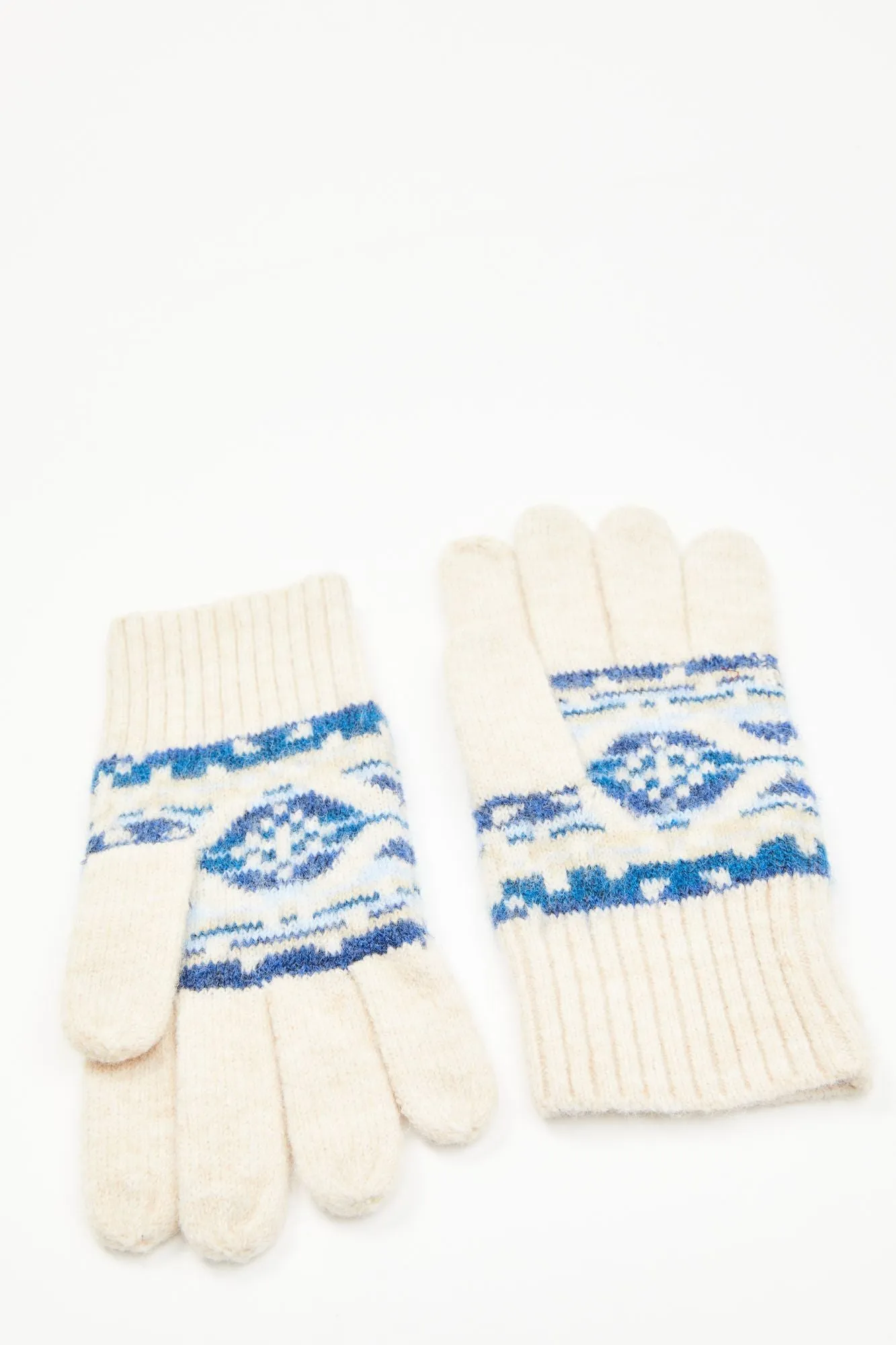 Hensley Southwestern Print Gloves
