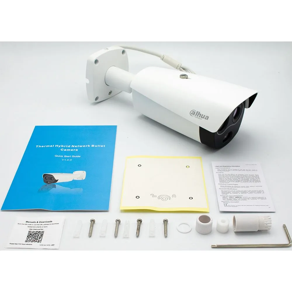 Hybrid Thermal ePoE Network Bullet Camera 256 x 192