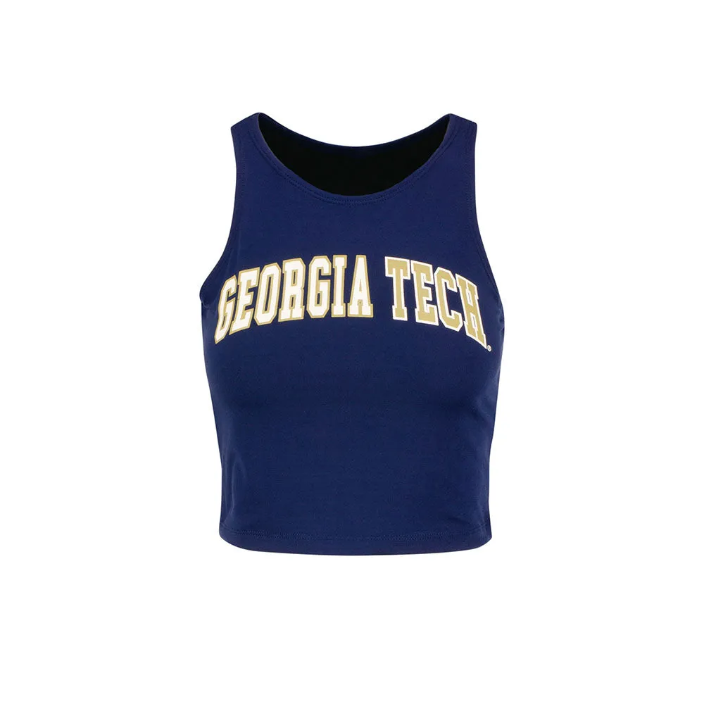Ladies Georgia Tech Yellow Jackets First Down Tank Top