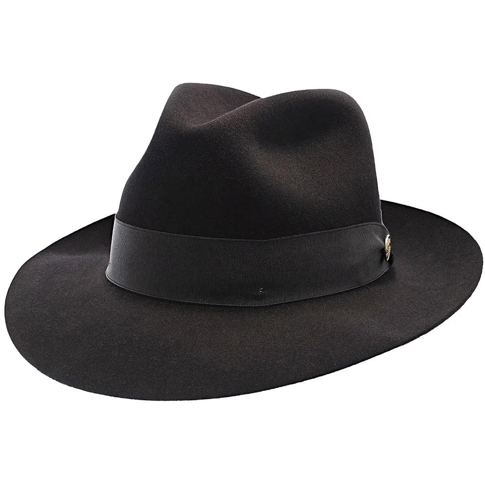 Lucky Strike-Wool Felt Fedora Hat