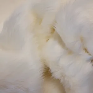Luxury Faux Fur - Long Hair Bridal White (Ivory)