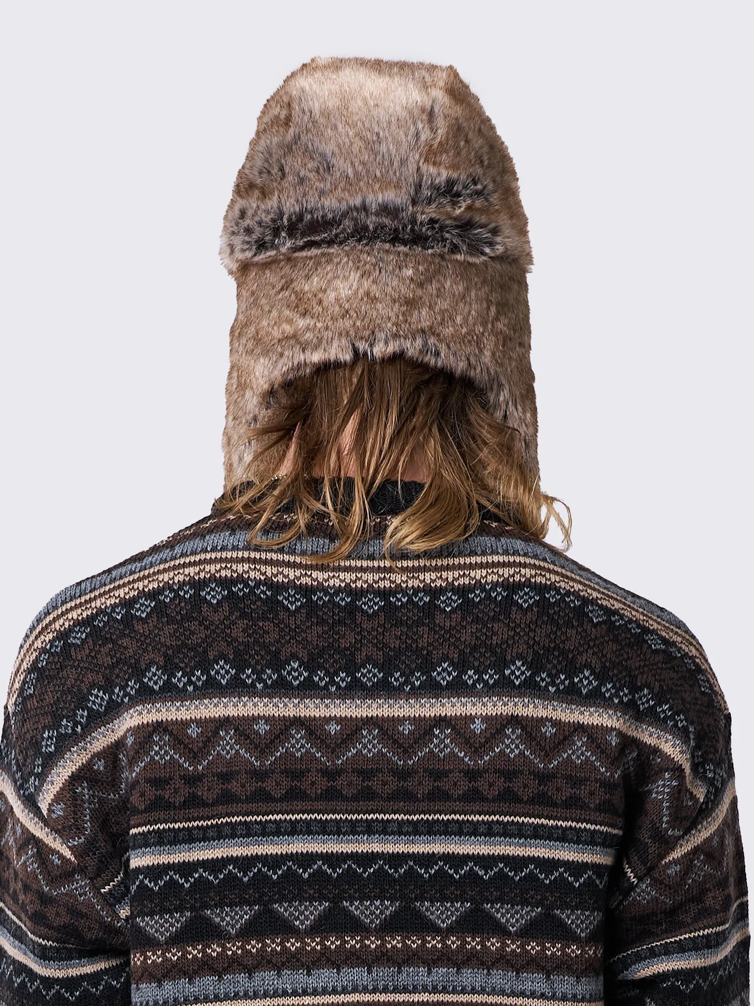 Masha Fluffy Trapper Hat