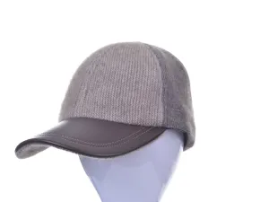 McDonald Contrast Leather Peak Cap