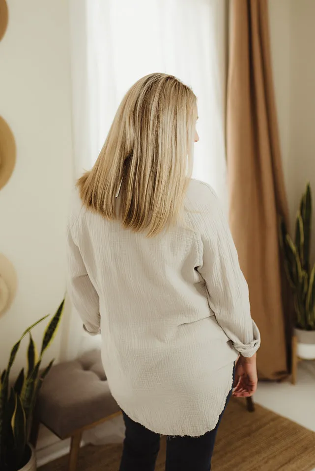 Oversized Button Down