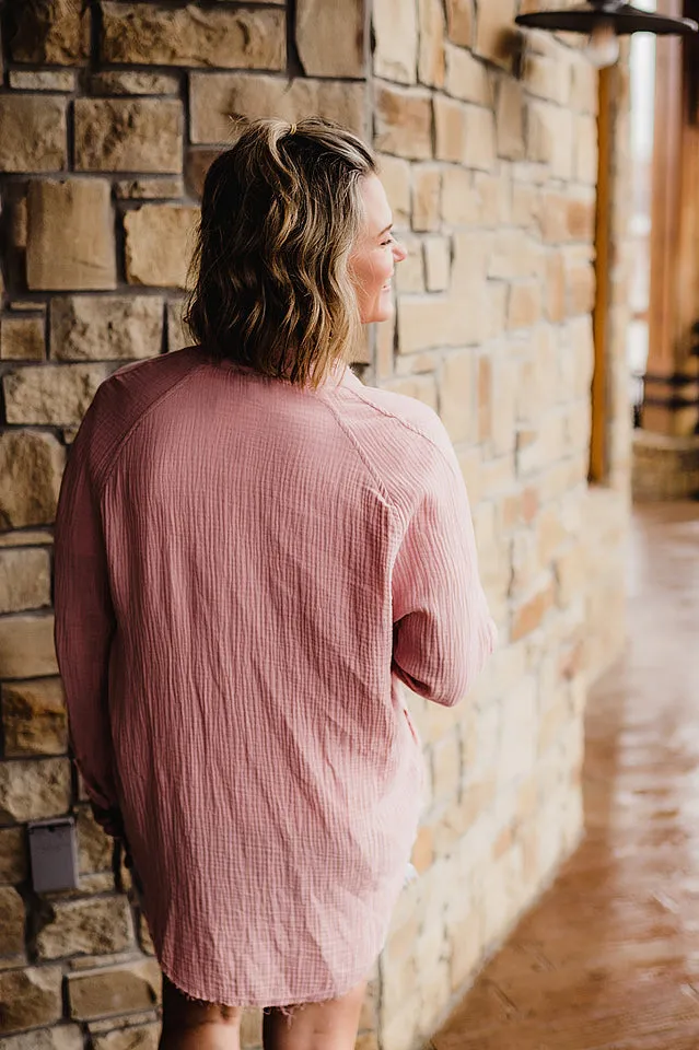 Oversized Button Down