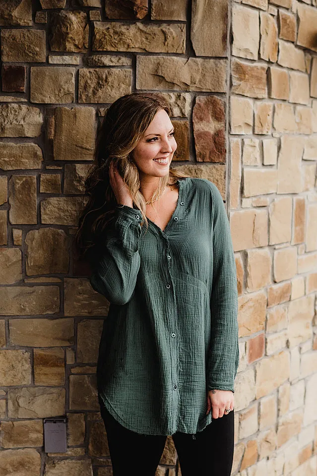 Oversized Button Down