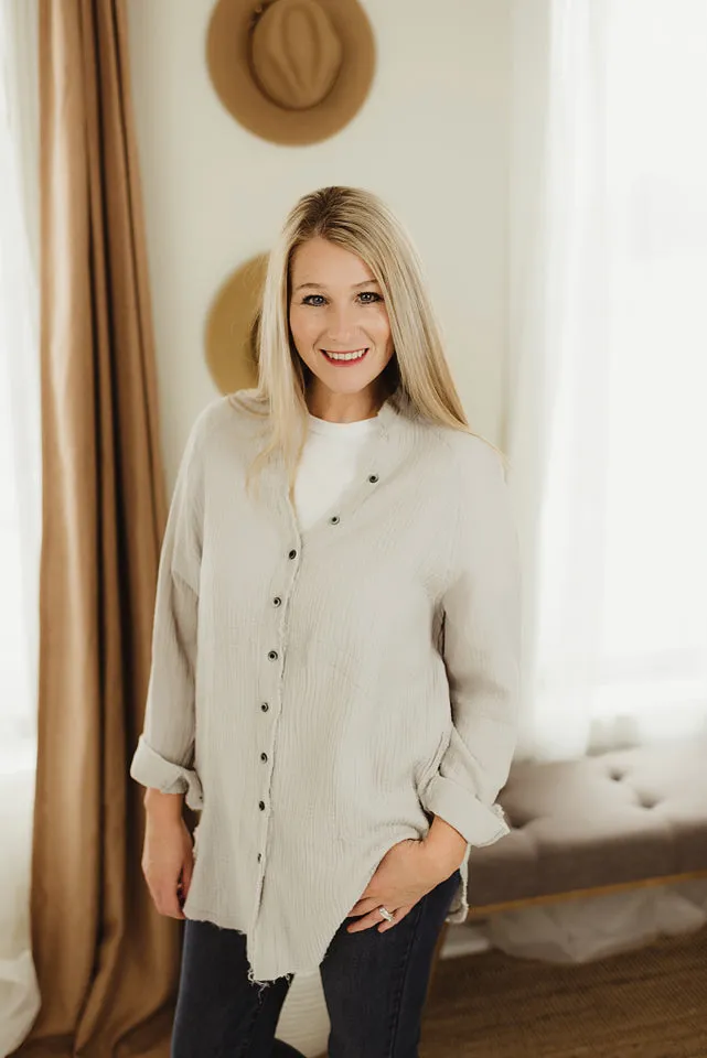 Oversized Button Down