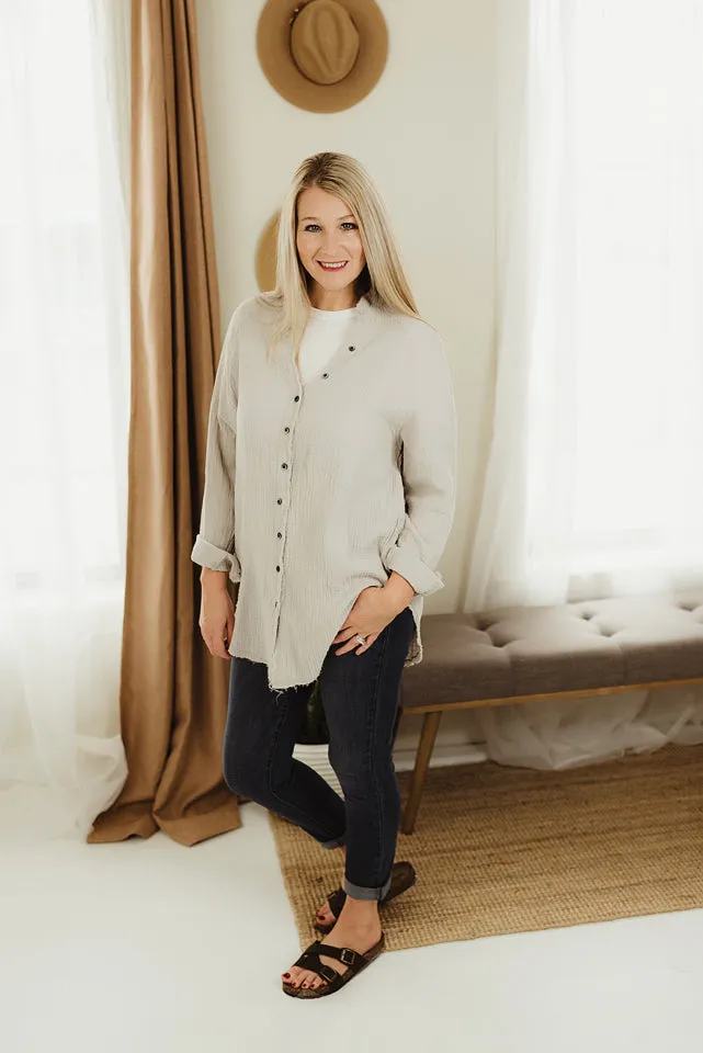 Oversized Button Down