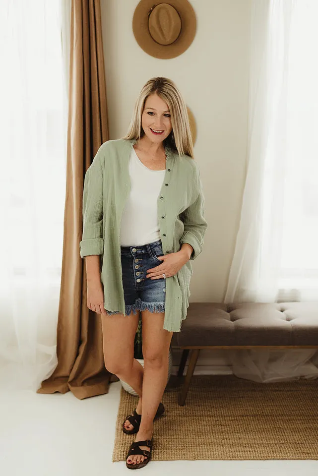 Oversized Button Down