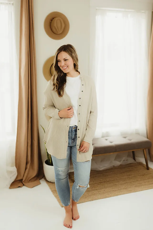 Oversized Button Down