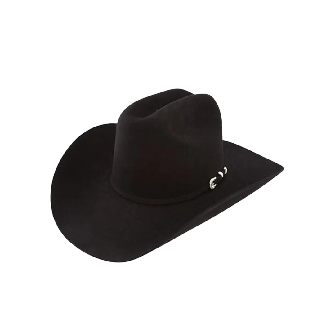Stetson Hats 5x Lariat Black Fur Felt Hat