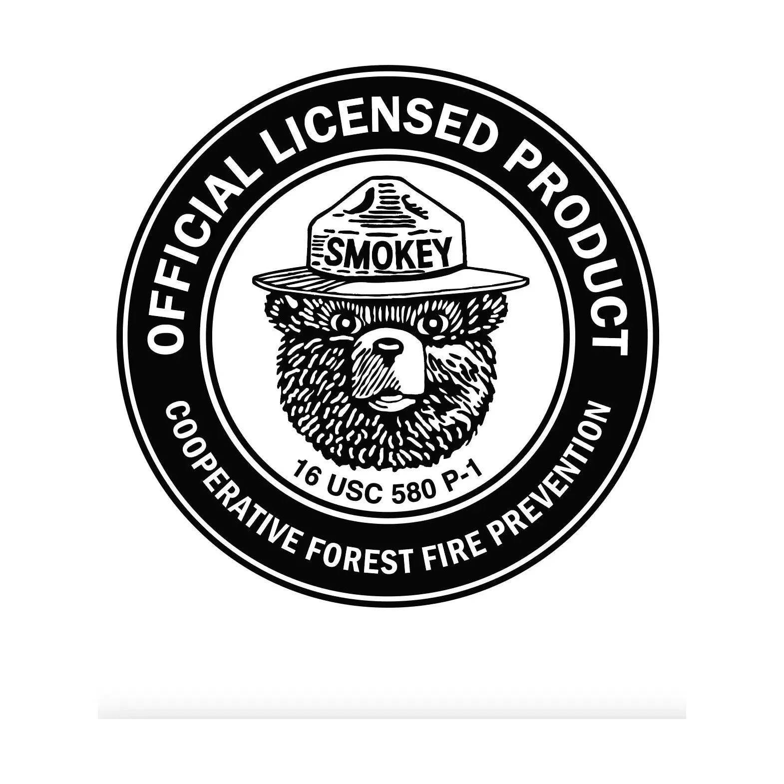 The Landmark Project Smokey Bear Patch - Please Becareful