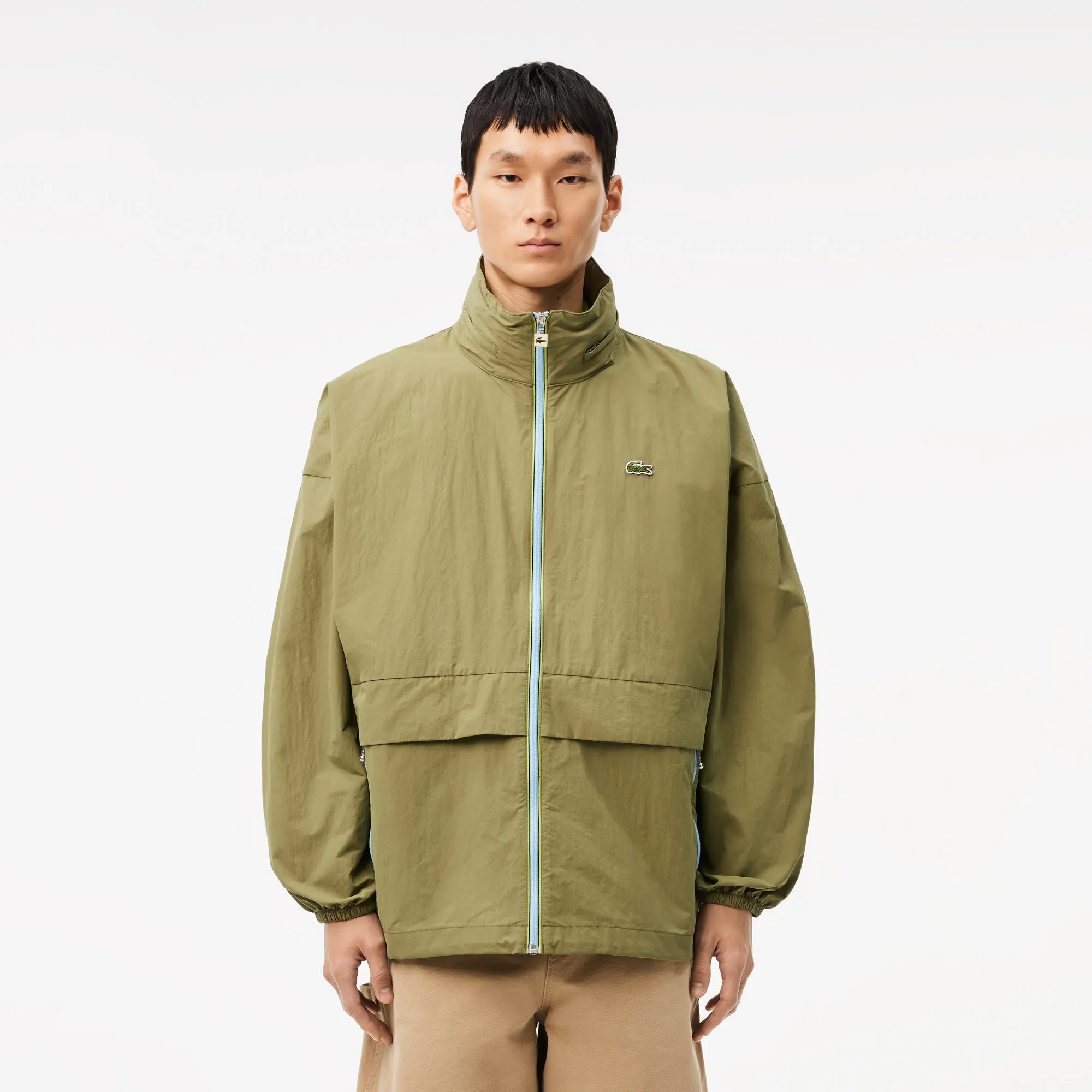 Water-Repellent Removable Hood Windbreaker - BH2896