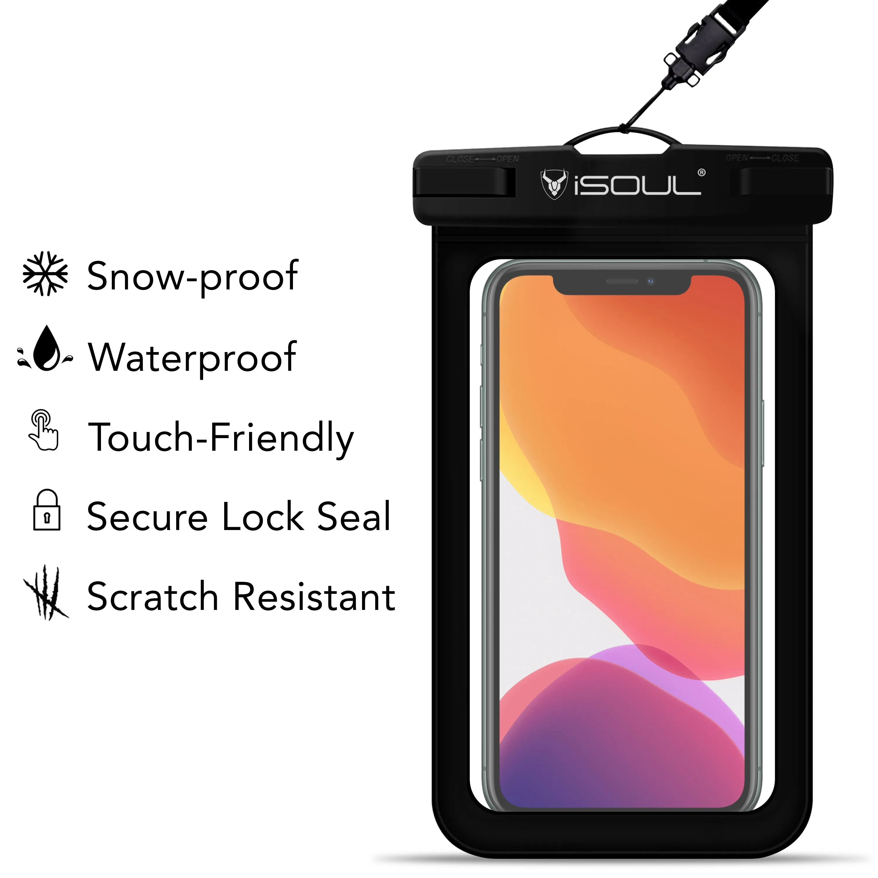Waterproof Phone Pouch IPX8 Underwater Phone Case for iPhone 15/14/13/12/11/XS/Max/XR/X